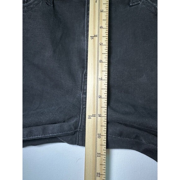 Pistola Black Skinny Mid Rise Jeans Denim Grunge Goth Stretch Women's 28 - Picture 11 of 12